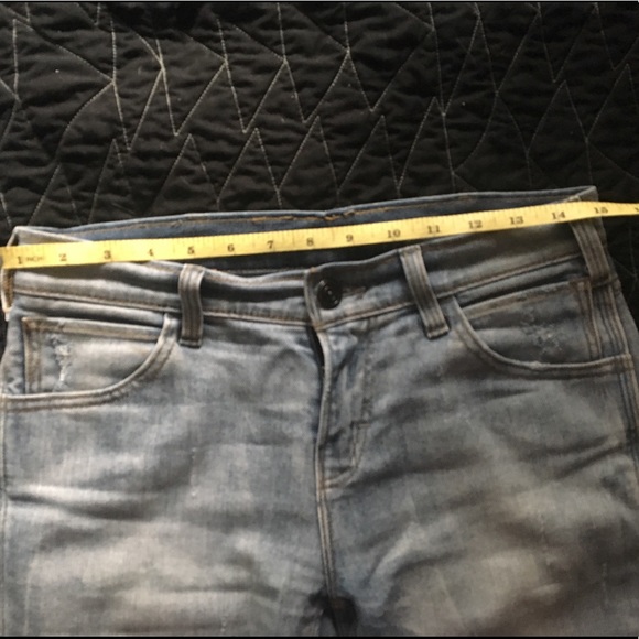 Light Wash Straight Leg Skinny Jeans - Picture 3 of 7